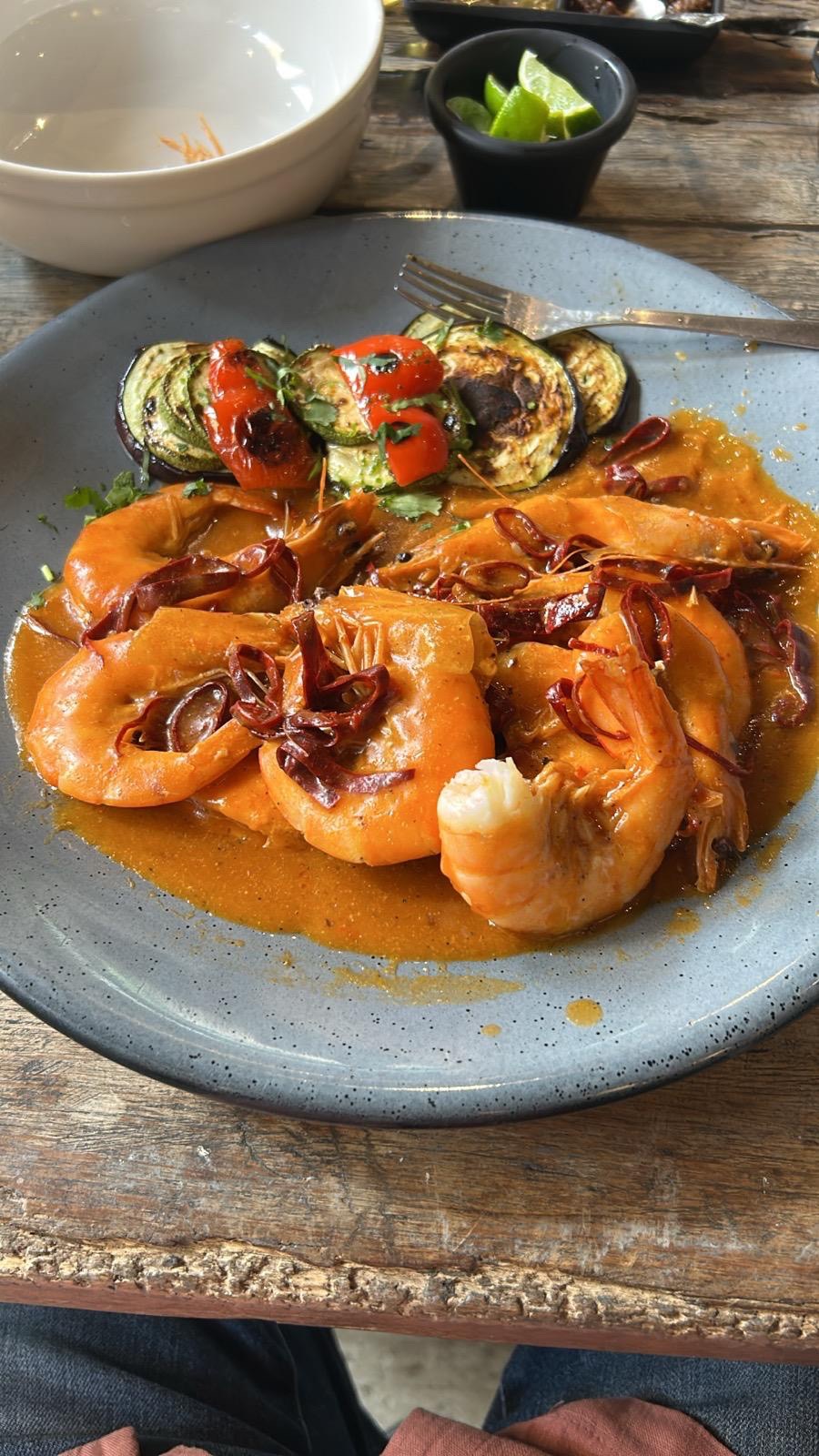 Platillo de camarones